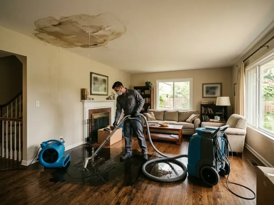 attic-pipe-burst-ceiling-drip-008 — frequently asked questions, Water Damage Restoration & Carpet Care in Washington, IA